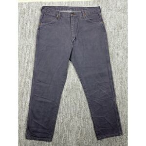 Vintage Wrangler 13MWZ Jeans Men's 35x32 (Fits 35x31) Purple Western Cowboy USA
